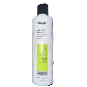 Nioxin Cleanser 2 Scalp + Hair Shampoo 10.1 oz Natural Untreated Hair